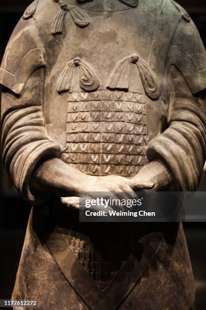 terracotta warriors and horses of qin dynasty - terracotta army ストックフォトと画像