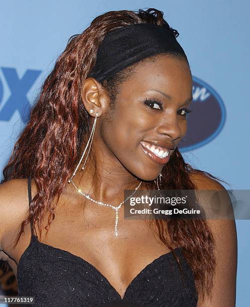 Vonzell Solomon during "American Idol" Season 4 - Top 12 Finalists Party at Astra West in West Hollywood, California, United States.