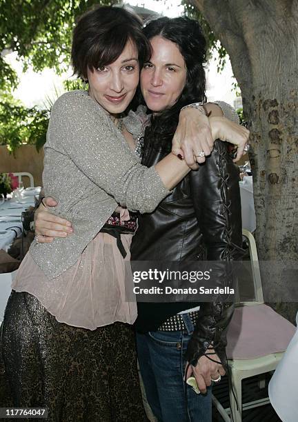 Merle Ginsberg and Amanda Demme during Cynthia Pett Dante and Tracey Ross Celebrate Dr. Nicholas Perricone's New Book "The Perricone's Promise" at...