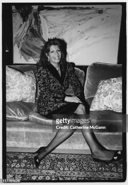 Princess Yasmin Aga Khan poses for a portrait on December 2nd, 1986 in New York City, New York.