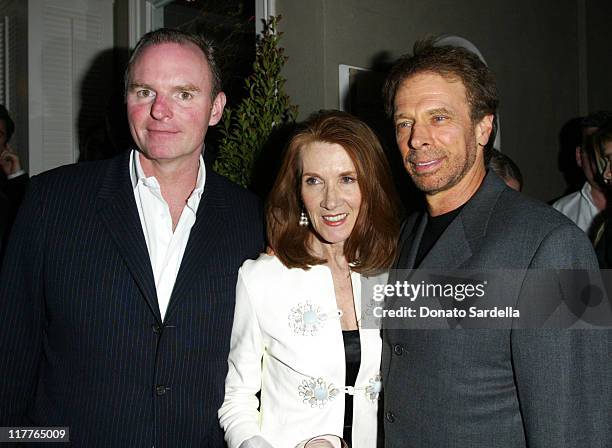 Greg Jordan, Linda And Jerry Bruckheimer during Greg Jordan New York Brings His Style,Design To The West Coast With The Opening Of Greg Jordan's New...