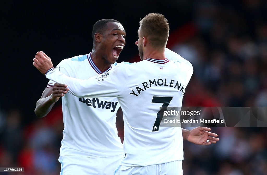 AFC Bournemouth v West Ham United - Premier League