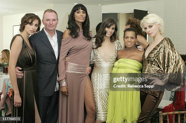 Greg Jordan and Kai Milla with models