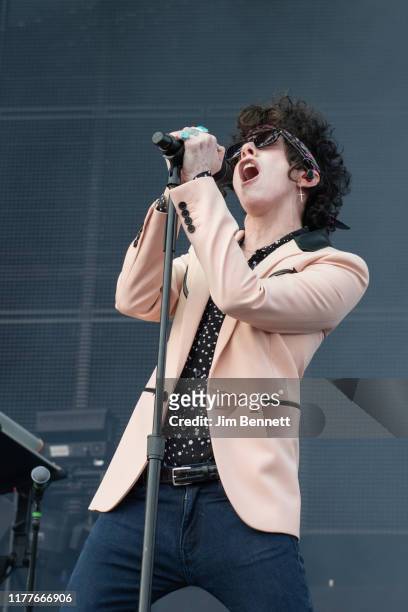 Singer songwriter LP performs live on stage during Ohana Festival at Doheny State Beach on September 27, 2019 in Dana Point, California.