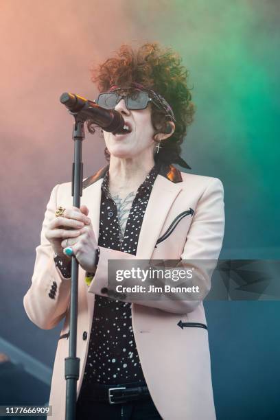 Singer songwriter LP performs live on stage during Ohana Festival at Doheny State Beach on September 27, 2019 in Dana Point, California.