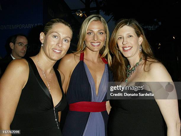 Leigh Shapiro, Jamie Tisch and Liane Weintraub during MOCA Celebrates 25 Years of Ground Breaking Art Achievements - Inside at MOCA at The Geffen...