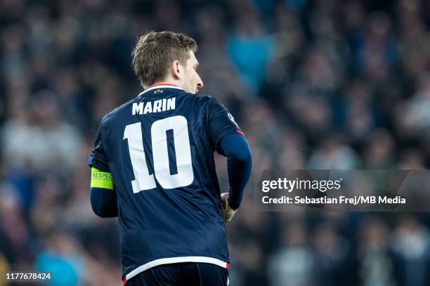 Marko Marin of Crvena Zvezda during the UEFA Champions League group B match between Tottenham Hotspur and Crvena Zvezda at Tottenham Hotspur Stadium...