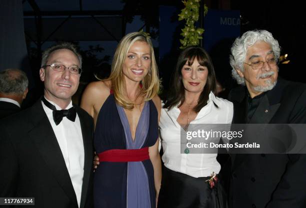 Jeremy Strck , Jamie Tisch , Anjelica Huston and Robert Graham