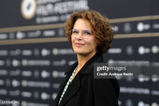 Barbara Auer attends the "Der Preis der Freiheit" premiere during the 15th Zurich Film Festival at Kino Corso on September 28, 2019 in Zurich,...