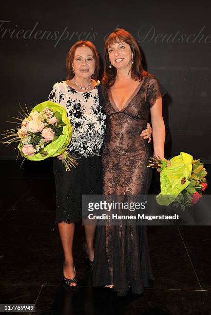 Susanne Bier and Elisabeth Wicki-Endriss attend the Bernhard Wicki Award 'Die Bruecke - Der Friedenspreis des Deutschen Films 2011' at the Cuvillies...