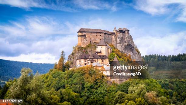 orava castle, slovakia - slovakia stock pictures, royalty-free photos & images