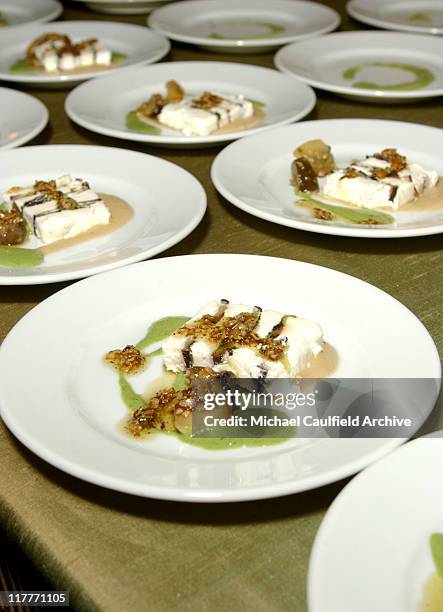 Appetizer plate during One & Only Resorts Holds an Exclusive Preview of One&Only Palmilla and Its New Restaurant C by Charlie Trotter at Spago in...
