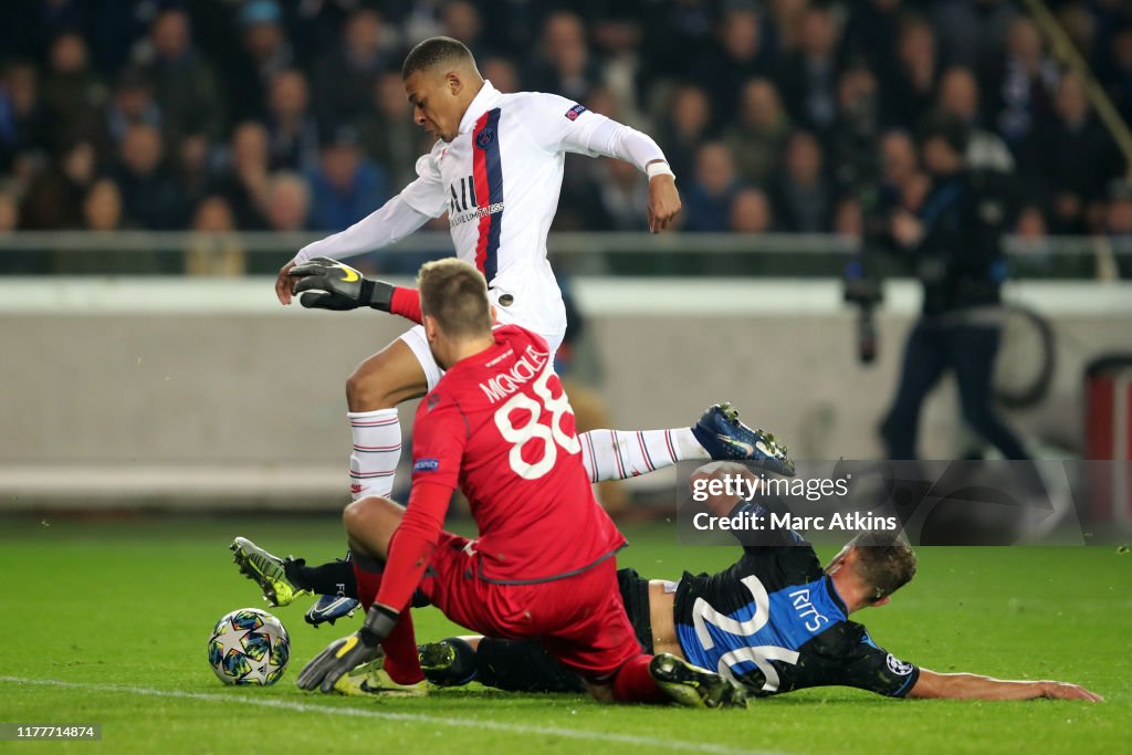 Club Brugge KV v Paris Saint-Germain: Group A - UEFA Champions League