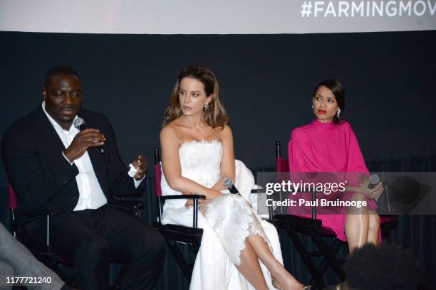 Adewale Akinnuoye-Agbaje, Kate Beckinsale and Gugu Mbatha-Raw attend Momentum Pictures And The Cinema Society Host A Special Screening Of "Farming"...