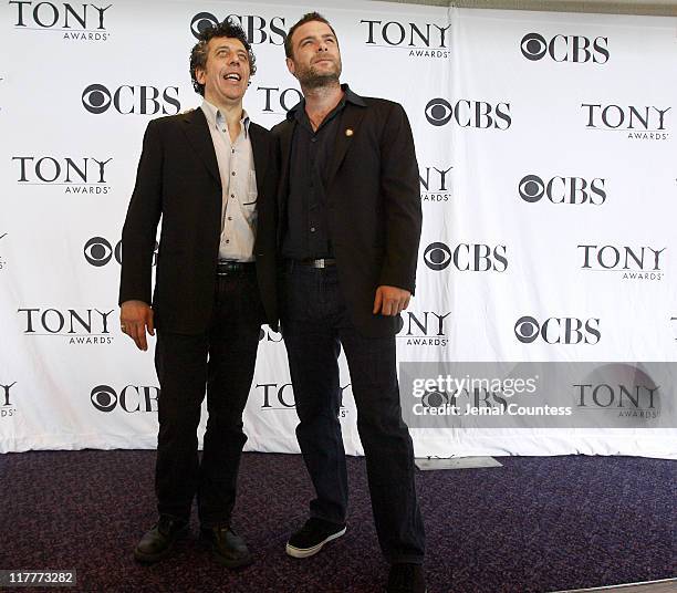 Eric Bogosian and Liev Schreiber during 61st Annual Tony Awards - Press Reception at Marriott Marquis in New York City, New York, United States.