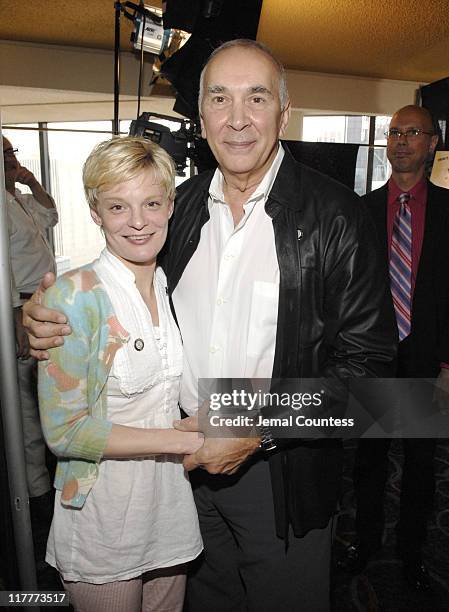 Martha Plimpton and Frank Langella during 61st Annual Tony Awards - Press Reception at Marriott Marquis in New York City, New York, United States.