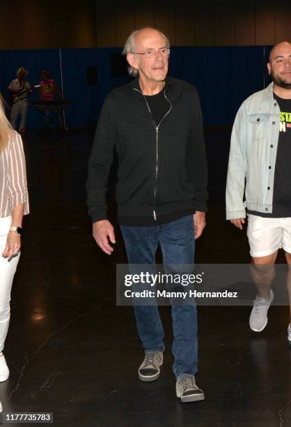 Christopher Lloyd arrives at NostalgiaCon '80s at Anaheim Convention Center on September 28, 2019 in Anaheim, California.