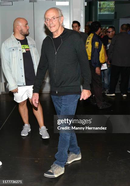 Christopher Lloyd arrives at NostalgiaCon '80s at Anaheim Convention Center on September 28, 2019 in Anaheim, California.