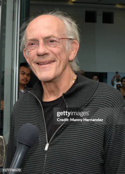 Christopher Lloyd arrives at NostalgiaCon '80s at Anaheim Convention Center on September 28, 2019 in Anaheim, California.