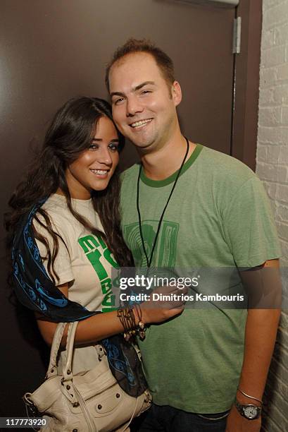 Michael Helpern and guest during Olympus Fashion Week Spring 2007 - Rock & Republic - After Party at Tenjune in New York City, New York, United...