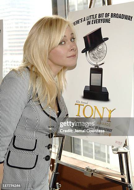 Laura Bell Bundy during 61st Annual Tony Awards - Press Reception at Marriott Marquis in New York City, New York, United States.