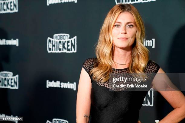 Diora Baird attends the "Robot Chicken" season 10 premiere presented by Adult Swim at The Theatre at Ace Hotel on September 27, 2019 in Los Angeles,...