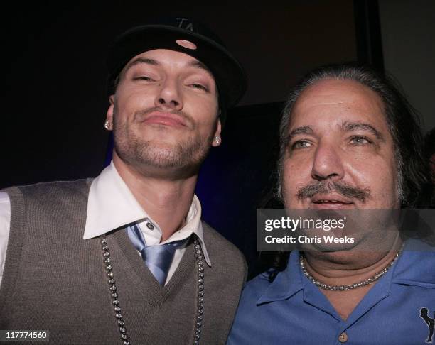 Kevin Federline and Ron Jeremy during Kevin Federline Music Video Shoot After Party at Pure Nightclub  Inside at Pure Nightclub in Las Vegas,...