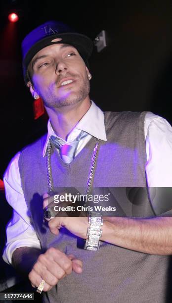 Kevin Federline during Kevin Federline Music Video Shoot After Party at Pure Nightclub  Inside at Pure Nightclub in Las Vegas, Nevada, United States.