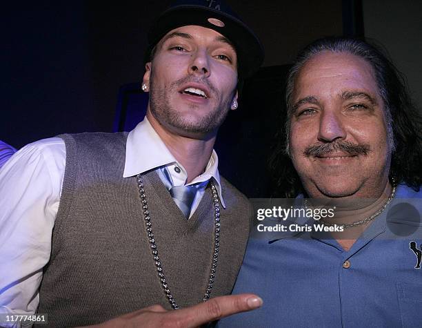 Kevin Federline and Ron Jeremy during Kevin Federline Music Video Shoot After Party at Pure Nightclub  Inside at Pure Nightclub in Las Vegas,...