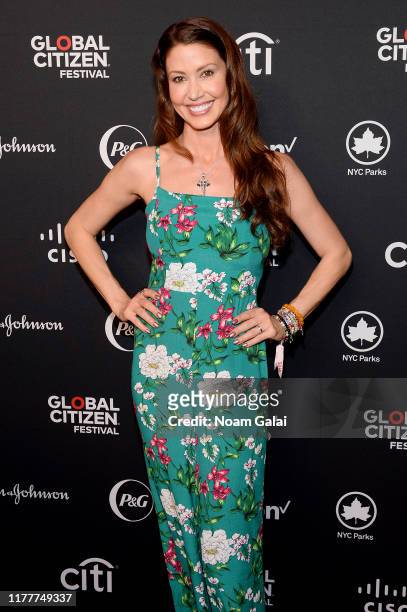 Shannon Elizabeth attends the 2019 Global Citizen Festival: Power The Movement in Central Park on September 28, 2019 in New York City.