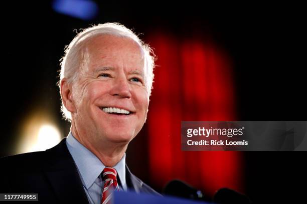Democratic Presidential candidate Joe Biden lays out his economic policy plan to help rebuild the middle class during a campaign stop at the Scranton...