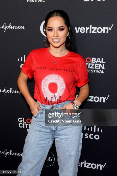 Becky G attends the 2019 Global Citizen Festival: Power The Movement in Central Park on September 28, 2019 in New York City.