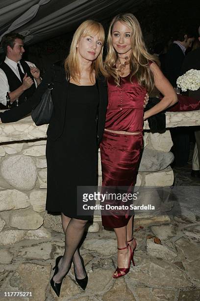 Rebecca De Mornay and Christine Taylor during Ben Stiller and Christine Taylor Host a Grand Classics Screening of "Sweet Smell of Success" with YSL...