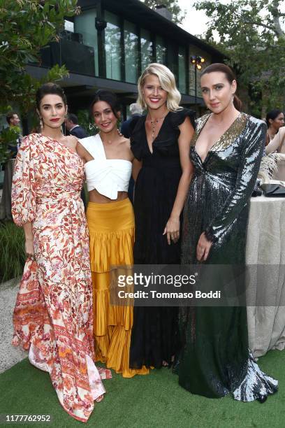 Nikki Reed, Emmanuelle Chriqui, Sarah Wright and Anna Schafer attend the Environmental Media Association 2nd Annual Honors Benefit Gala at Private...