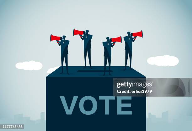 voting - voting stock illustrations