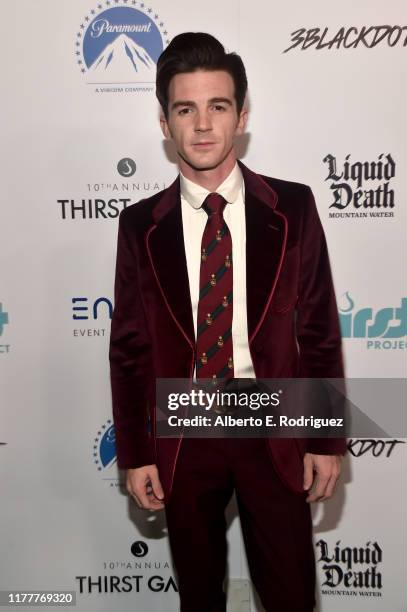 Drake Bell attends Thirst Project 10th Annual Thirst Gala at The Beverly Hilton Hotel on September 28, 2019 in Beverly Hills, California.