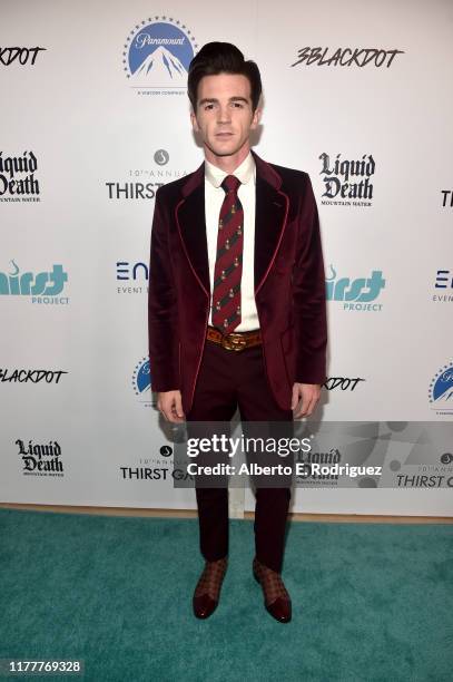 Drake Bell attends Thirst Project 10th Annual Thirst Gala at The Beverly Hilton Hotel on September 28, 2019 in Beverly Hills, California.