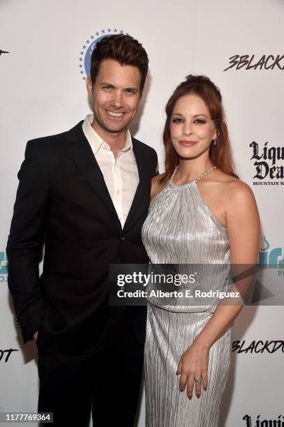 Drew Seeley and Amy Paffrath attends Thirst Project 10th Annual Thirst Gala at The Beverly Hilton Hotel on September 28, 2019 in Beverly Hills,...