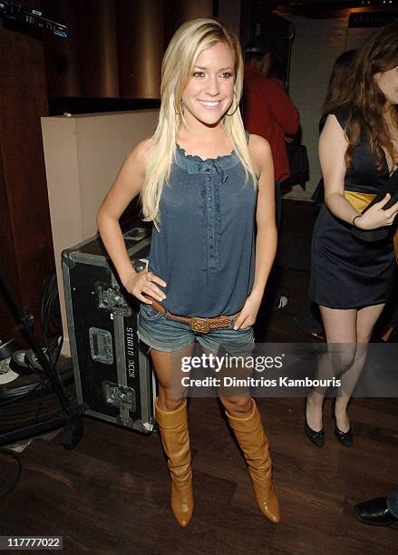 Kristin Cavallari during Olympus Fashion Week Spring 2007 - Rock & Republic - After Party at Tenjune in New York City, New York, United States.