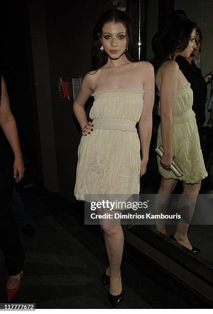 Michelle Trachtenberg during Olympus Fashion Week Spring 2007 - Rock & Republic - After Party at Tenjune in New York City, New York, United States.