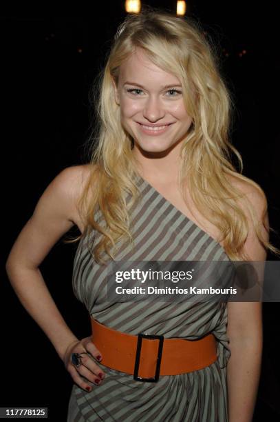 Leven Rambin during Olympus Fashion Week Spring 2007 - Rock & Republic - After Party at Tenjune in New York City, New York, United States.