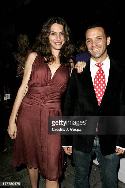 Elizabeth Stewart and George Kotsiopoulos during Barneys New York and Hewlett-Packard Host Proenza Schouler Fashion Show to Benefit the Rape...