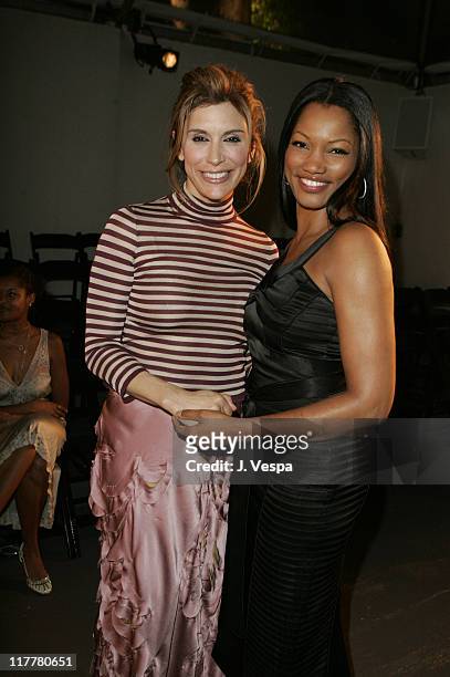 Jo Champa and Garcelle Beauvais-Nilon during Barneys New York and Hewlett-Packard Host Proenza Schouler Fashion Show to Benefit the Rape Foundation...