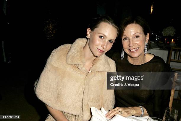 Saree Kayne and her mother during Barneys New York and Hewlett-Packard Host Proenza Schouler Fashion Show to Benefit the Rape Foundation Co-Sponsored...