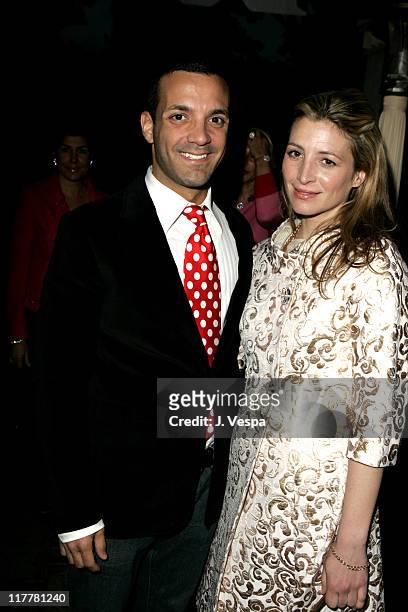 George Kotsiopoulos and Amy Hall Brown during Barneys New York and Hewlett-Packard Host Proenza Schouler Fashion Show to Benefit the Rape Foundation...