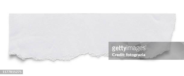 torn white paper - white paper template stock-fotos und bilder