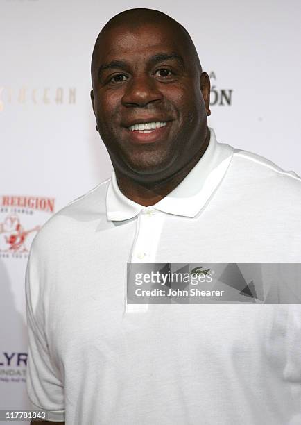Magic Johnson during HollyRod/ True Religion Brand Jeans Fundraiser - November 19, 2005 at Private Residence in Beverly Hills, California, United...