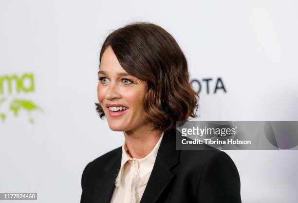 Robin Tunney attends the 2nd annual Environmental Media Association honors benefit gala at Private Estate on September 28, 2019 in Pacific Palisades,...