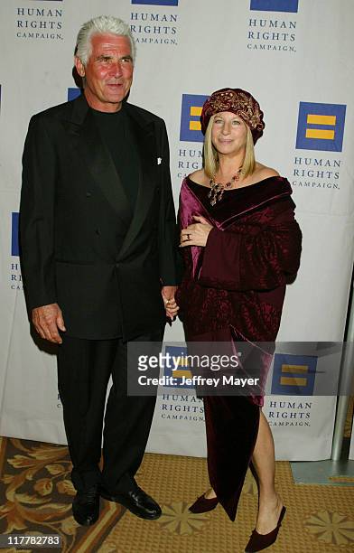 James Brolin and Barbra Streisand during Human Rights Campaign Honors Barbra Streisand - Arrivals at Century Plaza Hotel in Century City, California,...