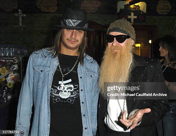 Kid Rock and Dusty Hill of ZZ Top during American Express "Jam Sessions" at the House of Blues with Kid Rock - Show And Backstage at House of Blues...